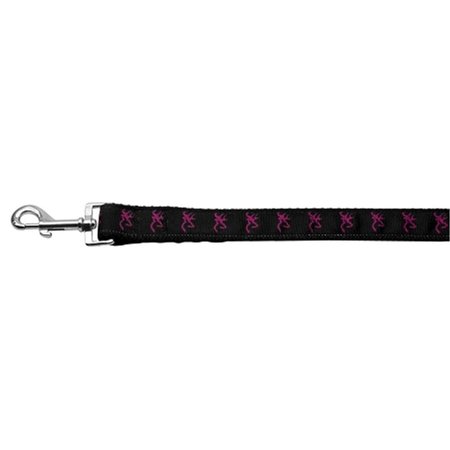 MIRAGE PET PRODUCTS 0.37 in. Wide 6 ft. Long Pink Deer Nylon Dog Leash 125-052 3806